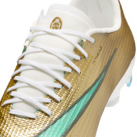 Nike Zoom Mercurial Superfly 11 Pro Gazon Naturel Chaussures de Foot (FG) Doré Vert Blanc