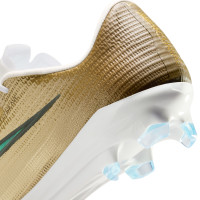 Nike Zoom Mercurial Superfly 11 Pro Gazon Naturel Chaussures de Foot (FG) Doré Vert Blanc