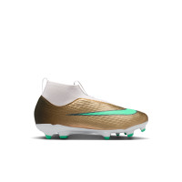 Nike Zoom Mercurial Superfly 11 Academy Gazon Naturel Artificiel Chaussures de Foot (MG) Tout-Petits Doré Vert Blanc