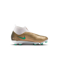 Nike Zoom Mercurial Superfly 11 Academy Gazon Naturel Artificiel Chaussures de Foot (MG) Tout-Petits Doré Vert Blanc
