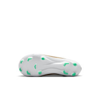Nike Zoom Mercurial Superfly 11 Academy Gazon Naturel Artificiel Chaussures de Foot (MG) Tout-Petits Doré Vert Blanc