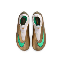 Nike Zoom Mercurial Superfly 11 Academy Gazon Naturel Artificiel Chaussures de Foot (MG) Tout-Petits Doré Vert Blanc