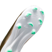 Nike Zoom Mercurial Superfly 11 Academy Gazon Naturel Artificiel Chaussures de Foot (MG) Tout-Petits Doré Vert Blanc
