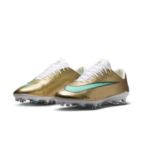 Nike Zoom Mercurial Superfly 11 Mbappé Pro Kunstgras Voetbalschoenen (AG) Goud Groen Wit