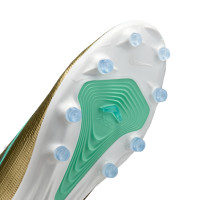 Nike Zoom Mercurial Superfly 11 Mbappé Pro Kunstgras Voetbalschoenen (AG) Goud Groen Wit