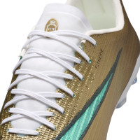 Nike Zoom Mercurial Superfly 11 Mbappé Pro Kunstgras Voetbalschoenen (AG) Goud Groen Wit