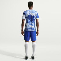Chemise d'entraînement d'avant-match Nike Chelsea 2026-2027 blanc bleu