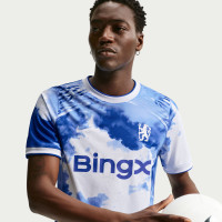 Chemise d'entraînement d'avant-match Nike Chelsea 2026-2027 blanc bleu