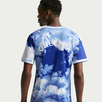 Chemise d'entraînement d'avant-match Nike Chelsea 2026-2027 blanc bleu