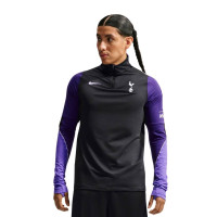 Nike Tottenham Hotspur Strike Trainingstrui 1/4-Zip 2026-2027 Zwart Paars Wit