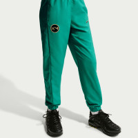Nike Kylian Mbappé Woven Trainingspak Kids Groenblauw Mintgroen Goud