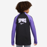 Nike Tottenham Hotspur Strike Trainingstrui 1/4-Zip 2026-2027 Kids Zwart Paars Wit