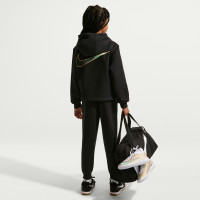 Pantalon de survêtement Nike Kylian Mbappé Club Fleece pour Enfants, noir et doré