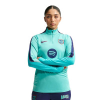 Nike FC Barcelona Strike Trainingspak 1/4-Zip 2026-2027 Dames Licht Turquoise Donkerblauw