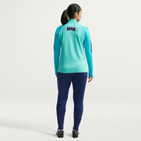 Nike FC Barcelona Strike Trainingspak 1/4-Zip 2026-2027 Dames Licht Turquoise Donkerblauw