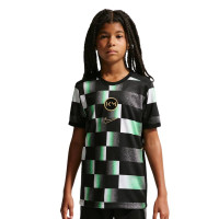 Maillot d'entraînement Nike Kylian Mbappé Academy 25 noir gris menthe vert blanc or