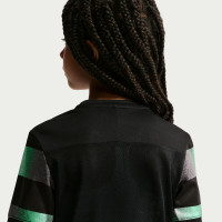Nike Kylian Mbappé Academy 25 Trainingsset Kids Zwart Grijs Mintgroen Goud