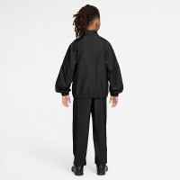 Nike Kylian Mbappé Woven Trainingspak Kids Zwart Mintgroen Goud