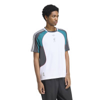 adidas Liverpool Originals Pre-Match Trainingsshirt Wit Turquoise Donkergrijs Zilver