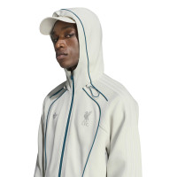 adidas Liverpool Originals Trainingspak Lichtgrijs Blauw Zilver
