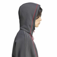 adidas Liverpool Originals Trainingsjack Donkergrijs Rood Zilver