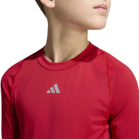 adidas TECHFIT Ondershirt Kids Rood