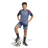 adidas Bayern München Trainingsbroekje 2026-2027 Kids Donkerblauw Rood Goud