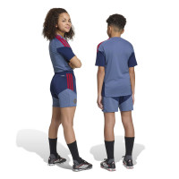 adidas Bayern München Trainingsbroekje 2026-2027 Kids Donkerblauw Rood Goud