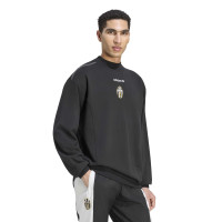 adidas Juventus EQT Crew Sweater 2026-2027 Zwart Wit