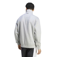 adidas Juventus EQT Trainingspak 1/4-Zip Grijs Zwart Wit
