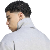 adidas Juventus EQT Trainingstrui 1/4-Zip Grijs Zwart