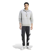 adidas Juventus EQT Trainingspak 1/4-Zip Grijs Zwart Wit