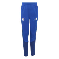 adidas Manchester United Europees Trainingspak 1/4-Zip 2026-2027 Kids Donkerblauw Wit