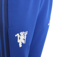 adidas Manchester United Europees Trainingspak 1/4-Zip 2026-2027 Kids Donkerblauw Wit