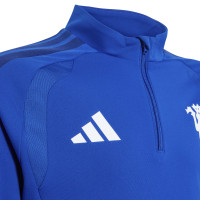 adidas Manchester United Europees Trainingspak 1/4-Zip 2026-2027 Kids Donkerblauw Wit