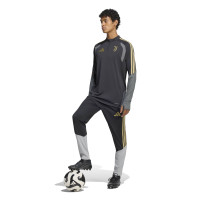 adidas Juventus Europees Trainingstrui 1/4-Zip 2026-2027 Zwart Grijs Goud