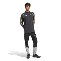 adidas Juventus Europees Trainingspak 1/4-Zip 2026-2027 Zwart Grijs Goud