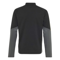 adidas Juventus Europees Trainingstrui 1/4-Zip 2026-2027 Kids Zwart Grijs Goud