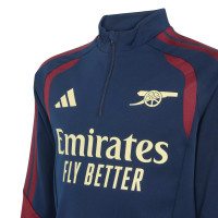 adidas Arsenal Europees Trainingspak 1/4-Zip 2026-2027 Kids Donkerblauw Rood Lichtgeel