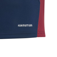Maillot d'entraînement européen adidas Arsenal 1/4-Zip 2026-2027 pour Enfants, bleu foncé, rouge, jaune clair