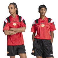 T-shirt adidas Manchester United EQT rouge noir blanc