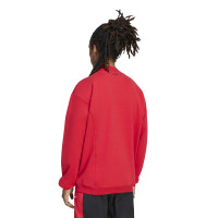 Pull adidas Manchester United EQT Crew rouge noir blanc