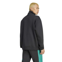 adidas Liverpool EQT Trainingspak 1/4-Zip Zwart Wit Donkergroen