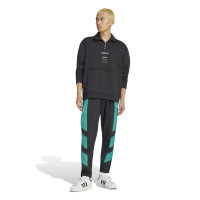 Haut d'entraînement adidas Liverpool EQT à fermeture éclair 1/4, noir et blanc