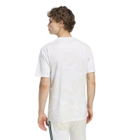 Maillot d'entraînement d'avant-match adidas Real Madrid 2026-2027 blanc noir