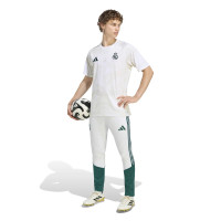 Maillot d'entraînement d'avant-match adidas Real Madrid 2026-2027 blanc noir