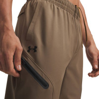 Pantalon d'entraînement tissé Unstoppable Under Armour, marron et noir