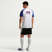 Chemise d'entraînement Nike Chelsea Strike 2026-2027 blanc bleu