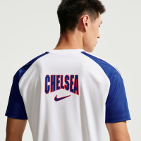 Chemise d'entraînement Nike Chelsea Strike 2026-2027 blanc bleu