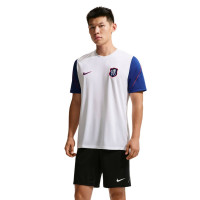Chemise d'entraînement Nike Chelsea Strike 2026-2027 blanc bleu